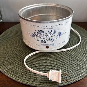 Rival Crockette Crock Pot Slow Cooker Base Only Warmer Mini 1 Qt 3200 Works Read